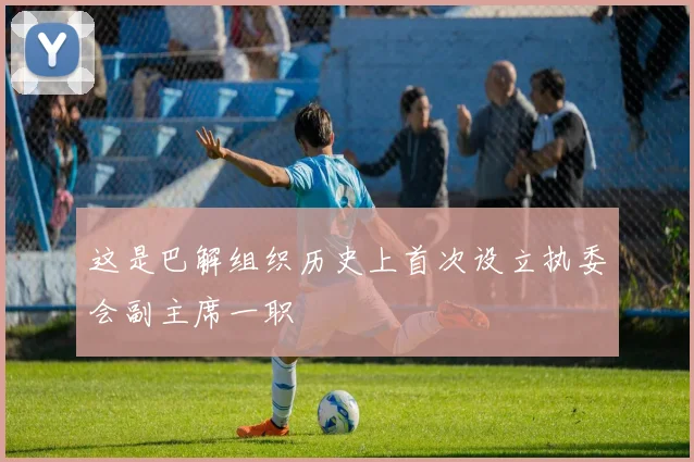 这是巴解组织历史上首次设立执委会副主席一职