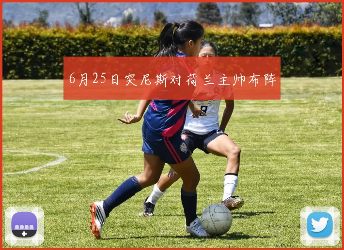 6月25日突尼斯对荷兰主帅布阵